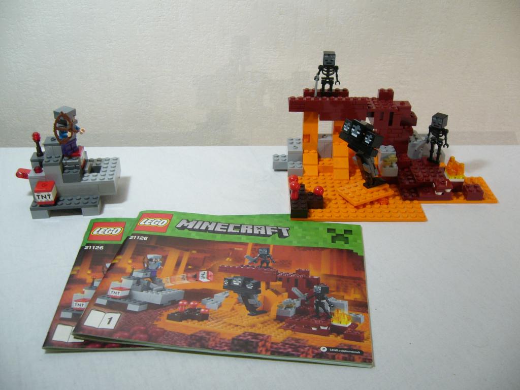 Lego Minecraft 21126 The Wither, Gebruikt, Minecraft, Lego, Ophalen of Verzenden