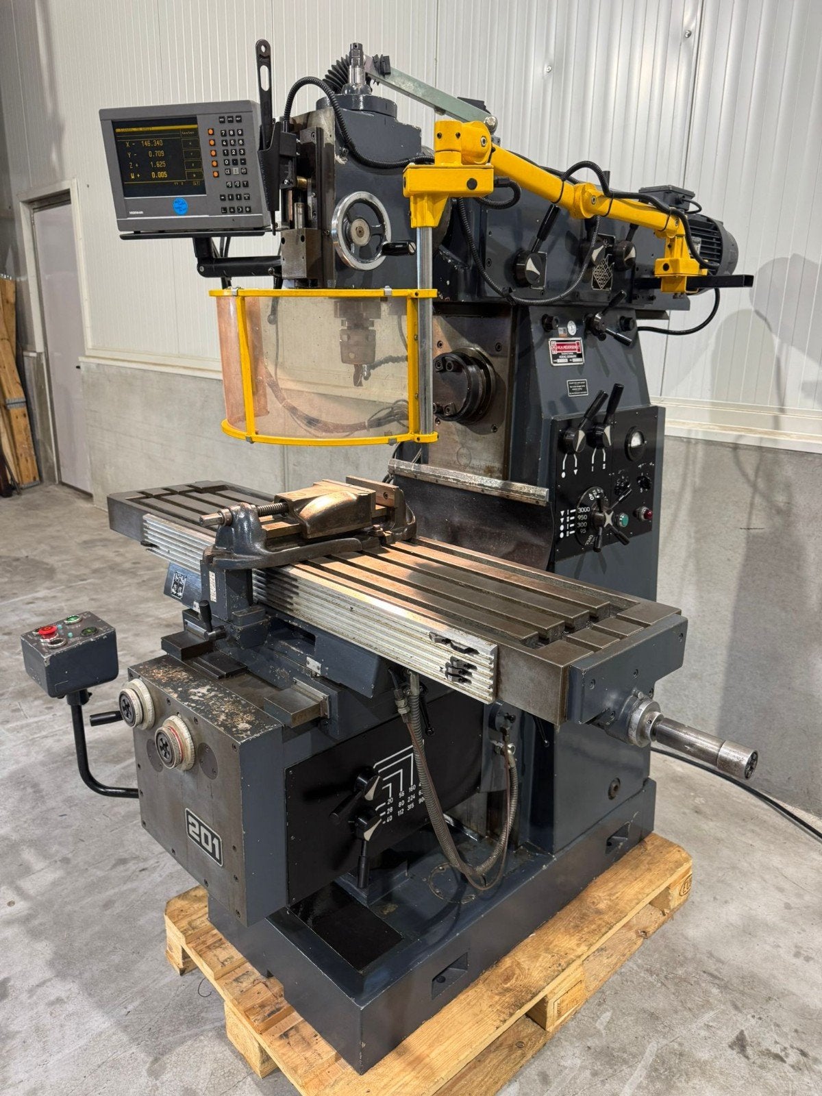 Pedersen VPU 201 Universele Freesbank, Doe-het-zelf en Verbouw, Gereedschap | Freesmachines, Gebruikt, Elektrisch, Bovenfrees