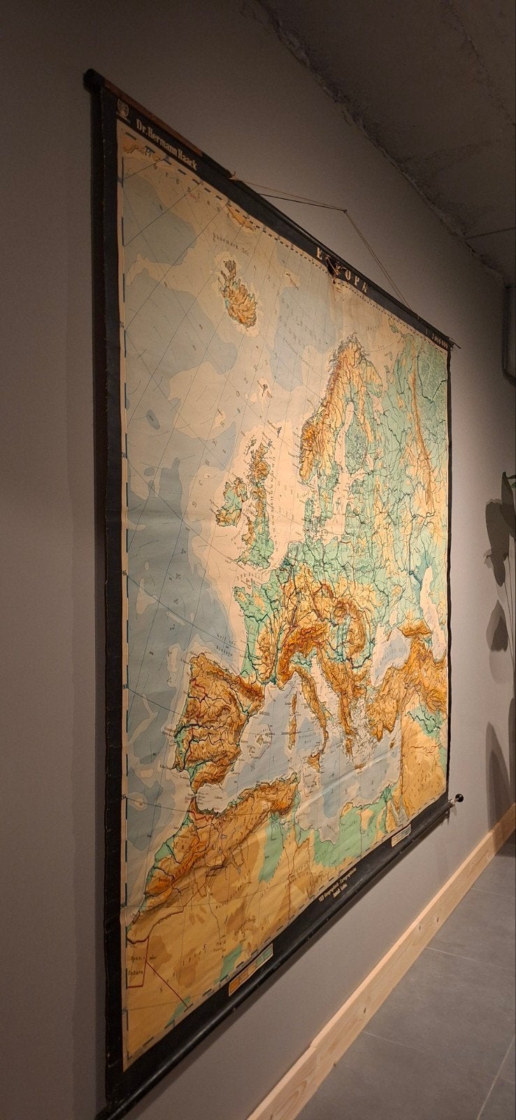 Historische Landkaart Europa - Dr. Hermann Haack, Ophalen, Aardrijkskunde