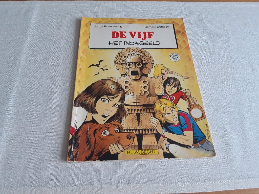 De Vijf - Het Inca beeld, Eén stripboek, Ophalen of Verzenden, Gelezen