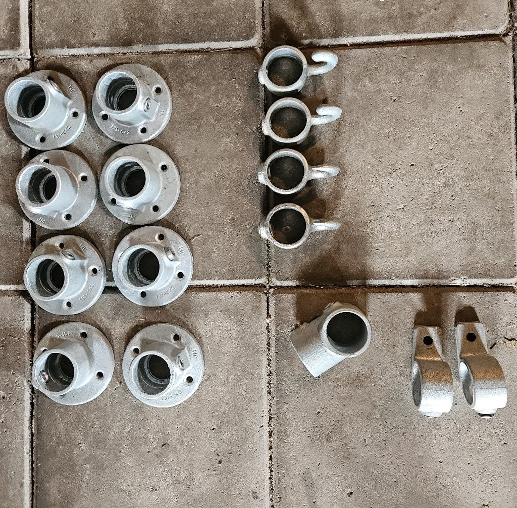 Steigerbuis 42,4 mm, koppelingen, Ophalen of Verzenden, Nieuw, Overige typen, Minder dan 2 meter
