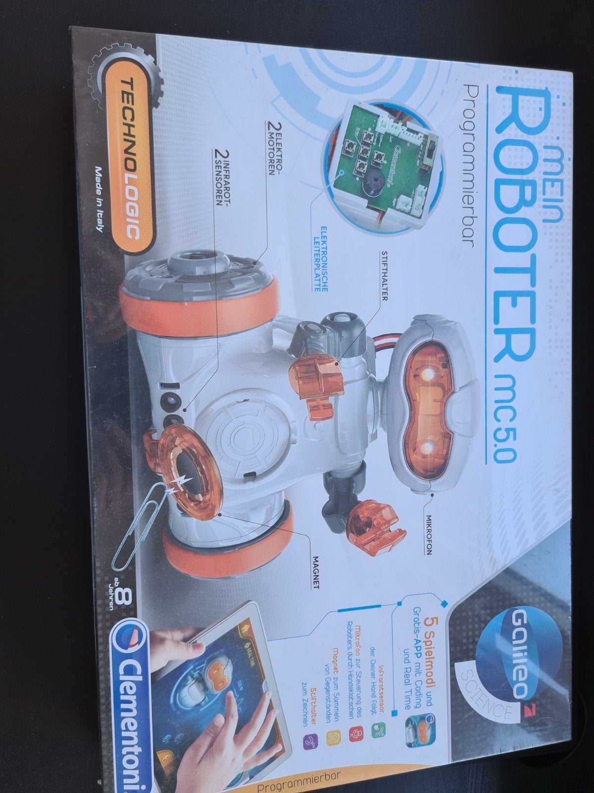 Clementoni Galileo Mein Roboter MC5.0 - Nieuw in verpakking, Ophalen of Verzenden, Nieuw, Bouwen, Met geluid