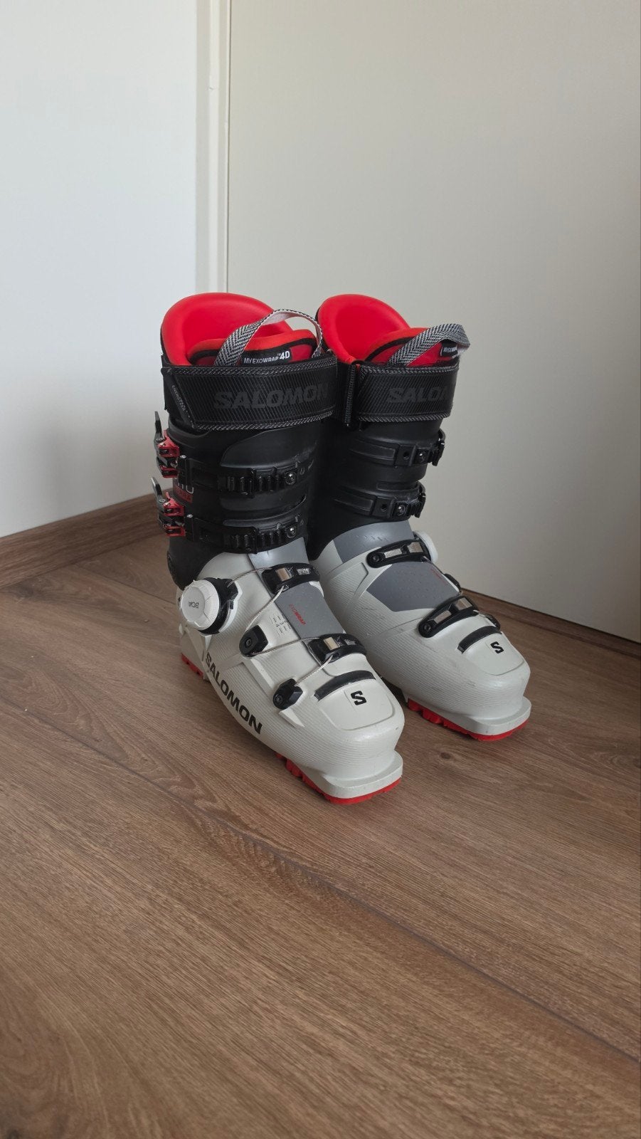 Salomon S/Pro Supra S Boa flex 120 skischoenen maat 27/27,5, Schoenen, Zo goed als nieuw, Skiën, Salomon