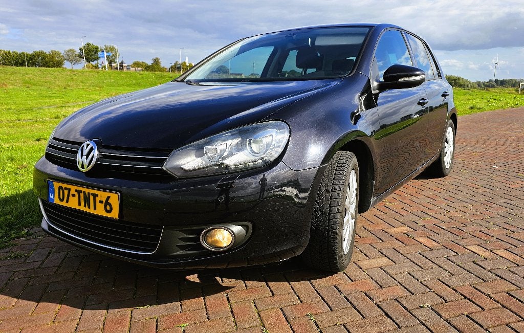 Volkswagen Golf 1.2 TSI Highline 2012 CC, Climate + nw APK, Voorwielaandrijving, 4 cilinders, Zwart, Origineel Nederlands