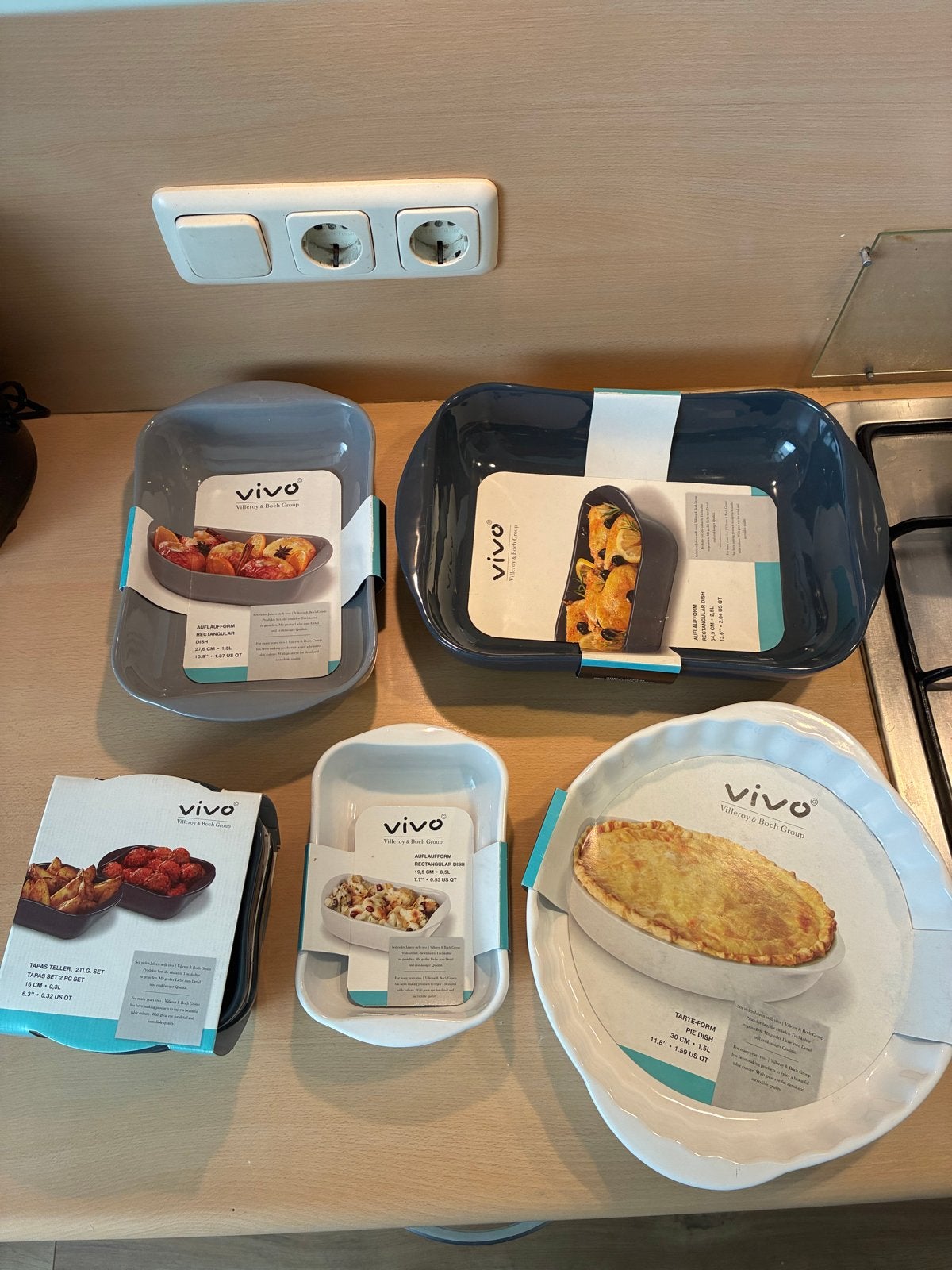 Vivo ovenschalen set - Nieuw in verpakking, Overige typen, Nieuw, Ophalen of Verzenden, Steen/keramiek