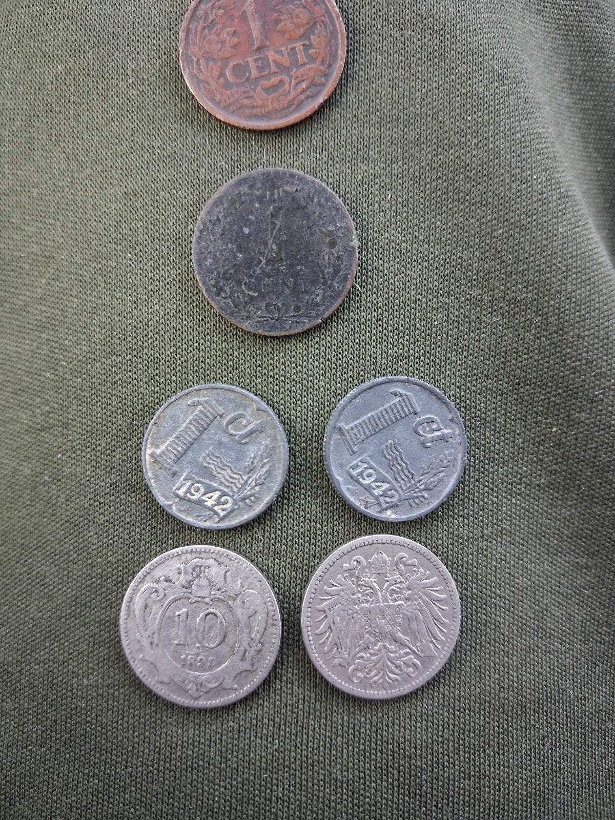 oude muntjes zie omschijving, Postzegels en Munten, Ophalen, Koningin Wilhelmina, Overige waardes