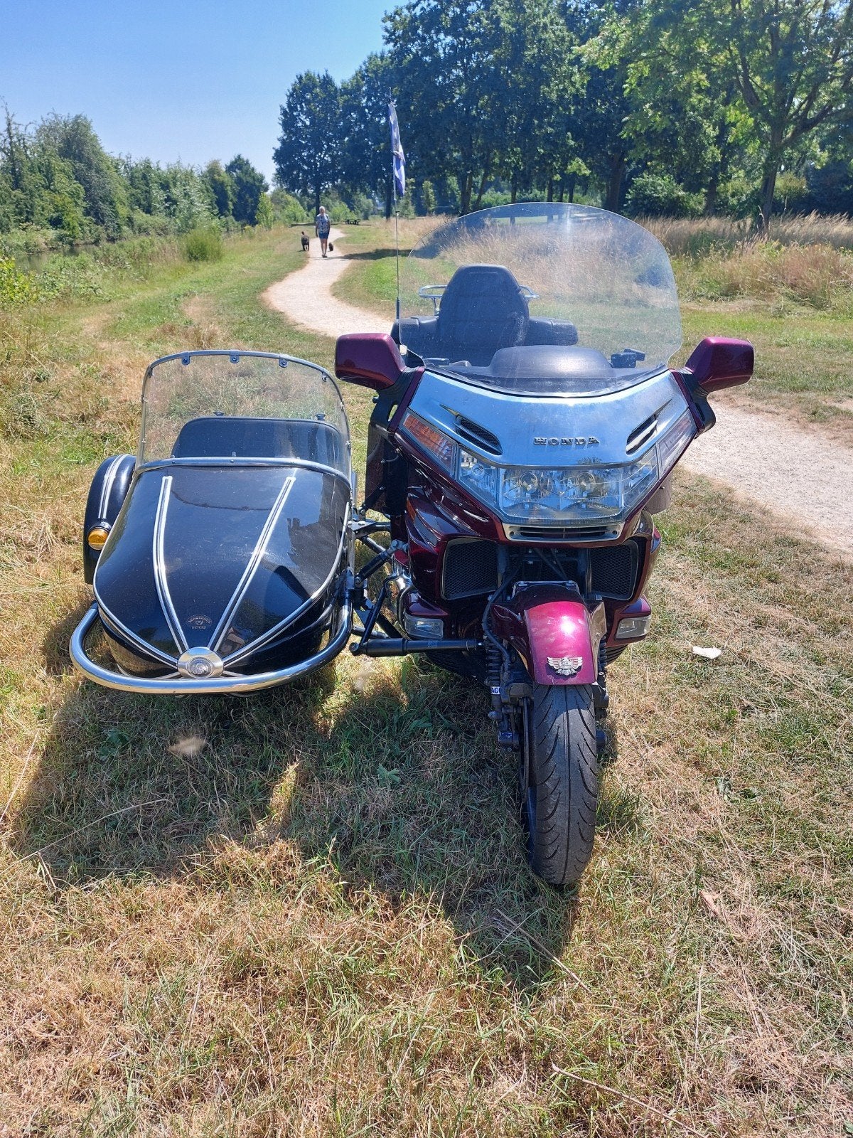 Motor met zijspan Honda Goldwing 1500 met watsonian GP 700 z, Motoren