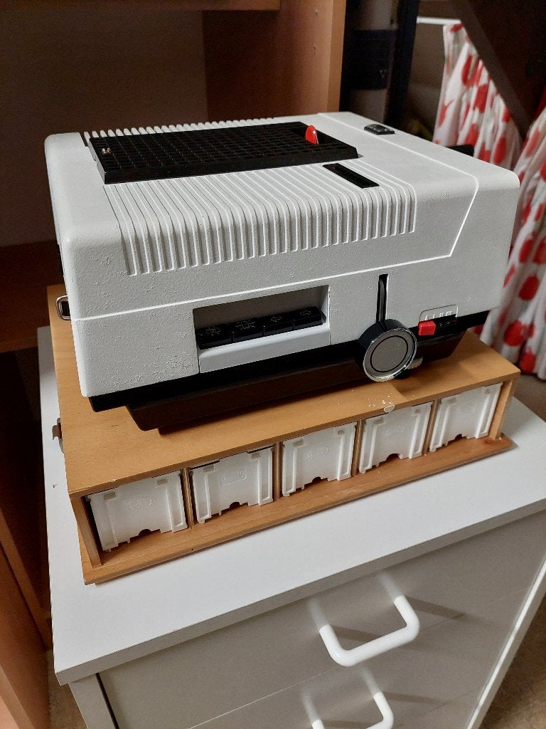 diaprojector Braun Nürnberg, Paximat de Luxe, Ophalen, Gebruikt