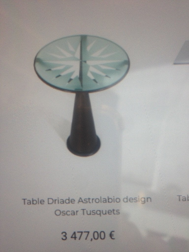 tafel Driade Astrilogie Design Oscar, Ophalen, 74 cm, Meerkleurig, Van de kunstenaar zelf