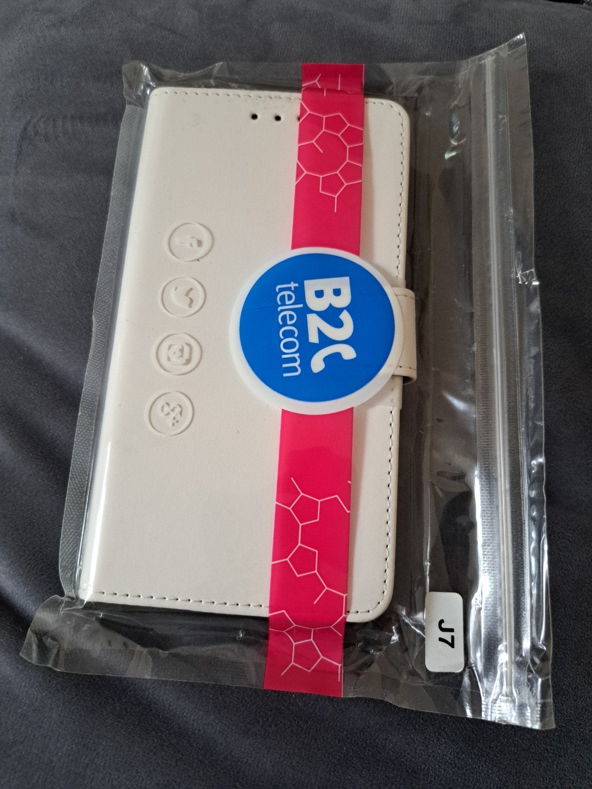 Witte Flipcase voor Samsung Galaxy J7 - Nieuw in verpakking, Ophalen of Verzenden