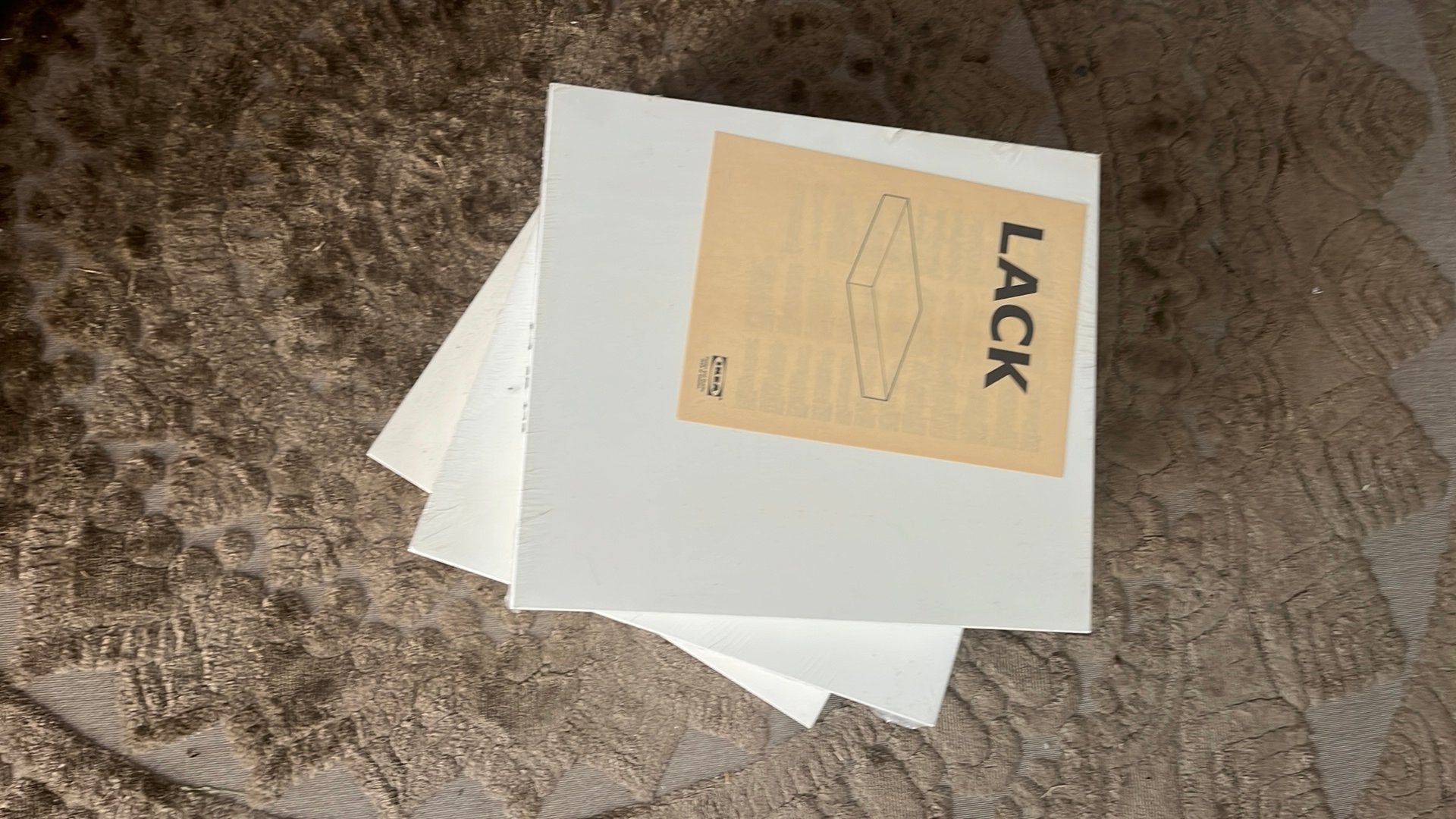 Lack ikea 3 plankjes 30x26x5 cm wit, Huis en Inrichting, Woonaccessoires | Wandplanken en Boekenplanken, Ophalen of Verzenden