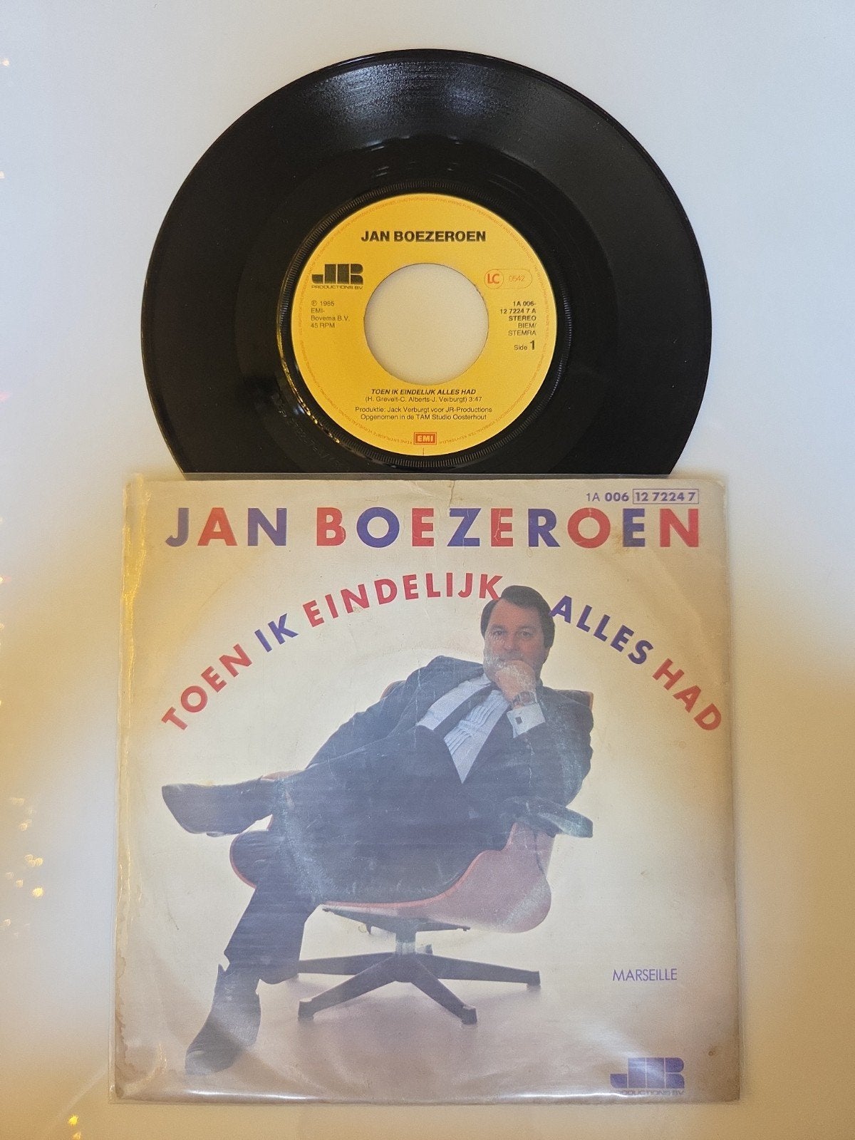 Jan Boezeroen - Toen ik eindelijk alles had, Ophalen of Verzenden, Gebruikt, 7 inch, Nederlandstalig