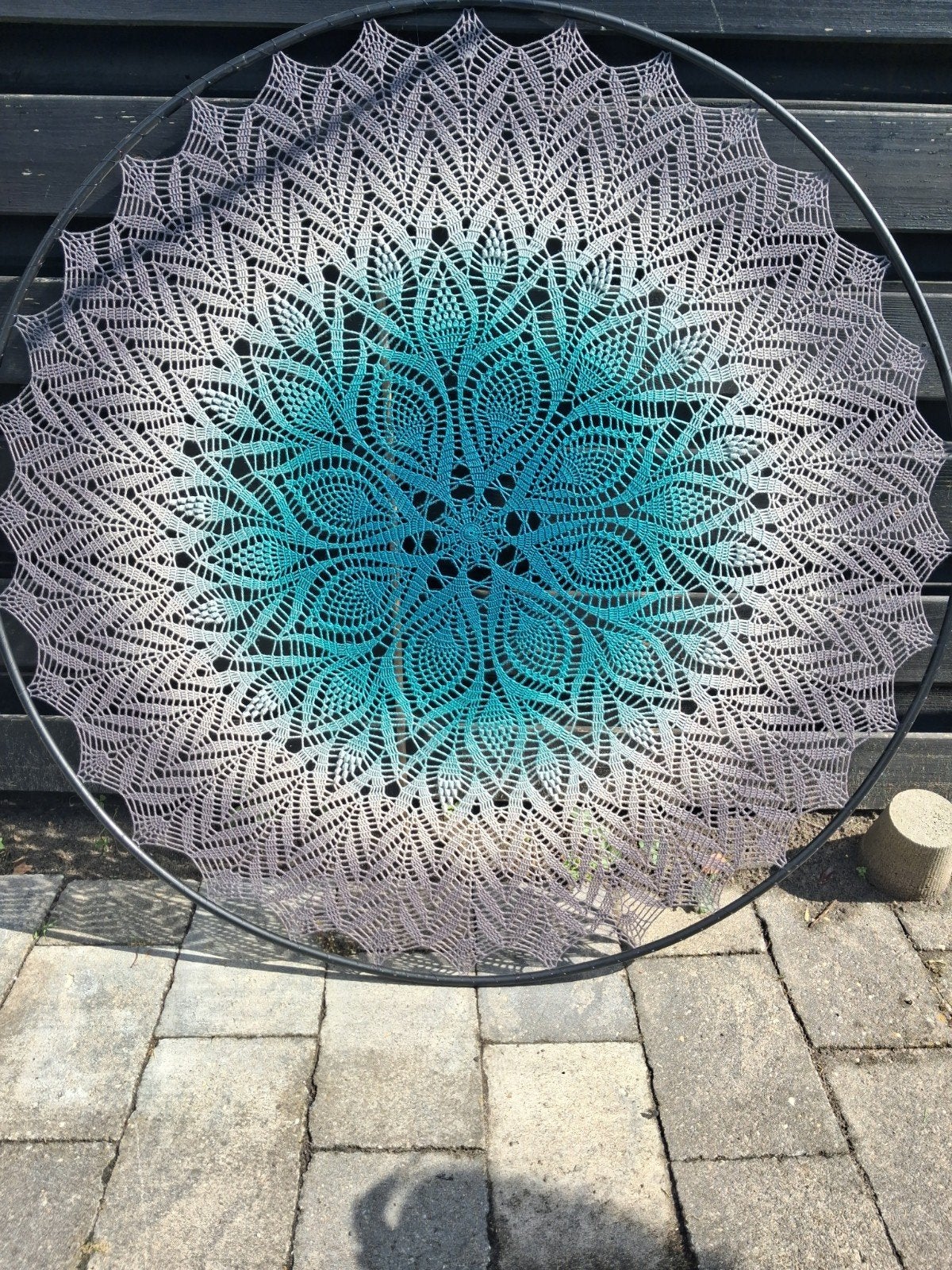 Handgemaakte mandala 1m20 of alleen het kleedje voor €30, Ophalen of Verzenden, Nieuw