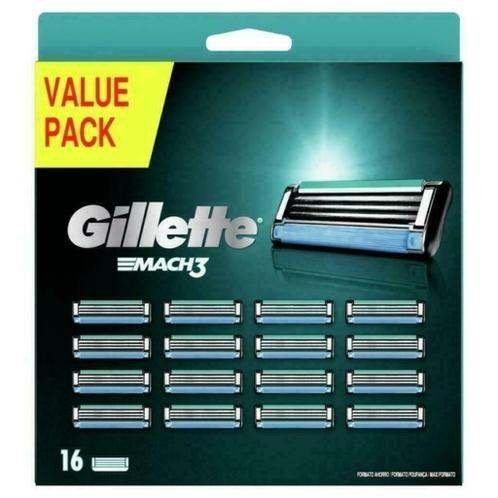 Gillette Mach3 - 16 Scheermesjes, Ophalen, Nieuw, Gehele gezicht