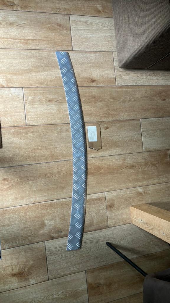 VW caddy 2004-2010 achterbumper beschermplaat aluminium, Volkswagen, Nieuw, Ophalen of Verzenden, Achter