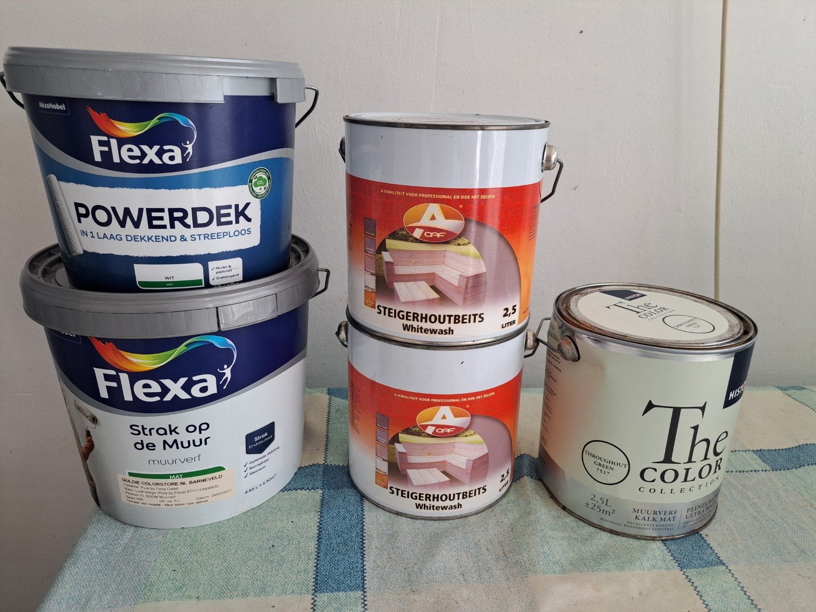 Nieuwe muurverf en steigerhoutbeits, Ophalen of Verzenden, Nieuw, Groen