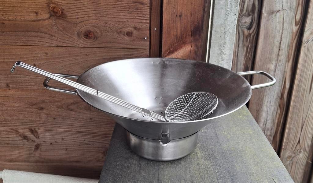 Frietbak met schep, Ophalen of Verzenden