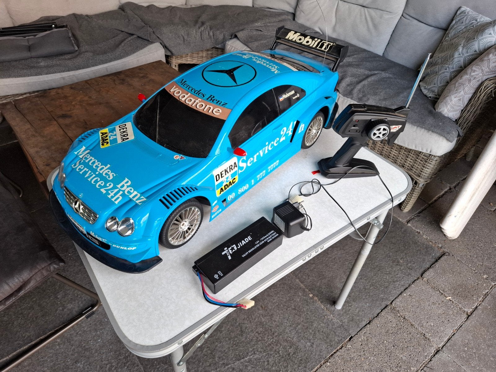 MERCEDES  BENZ  DTM   schaal  1.6, Hobby en Vrije tijd, Modelbouw | Radiografisch | Overige, Ophalen of Verzenden, Gebruikt