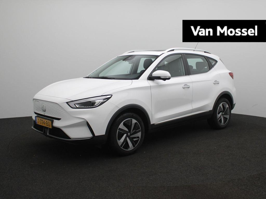 MG ZS EV EV Long Range Luxury 70 kWh | Apple Carplay/Android, Auto's, MG, 12 maanden, Gebruikt, ZS, Wit
