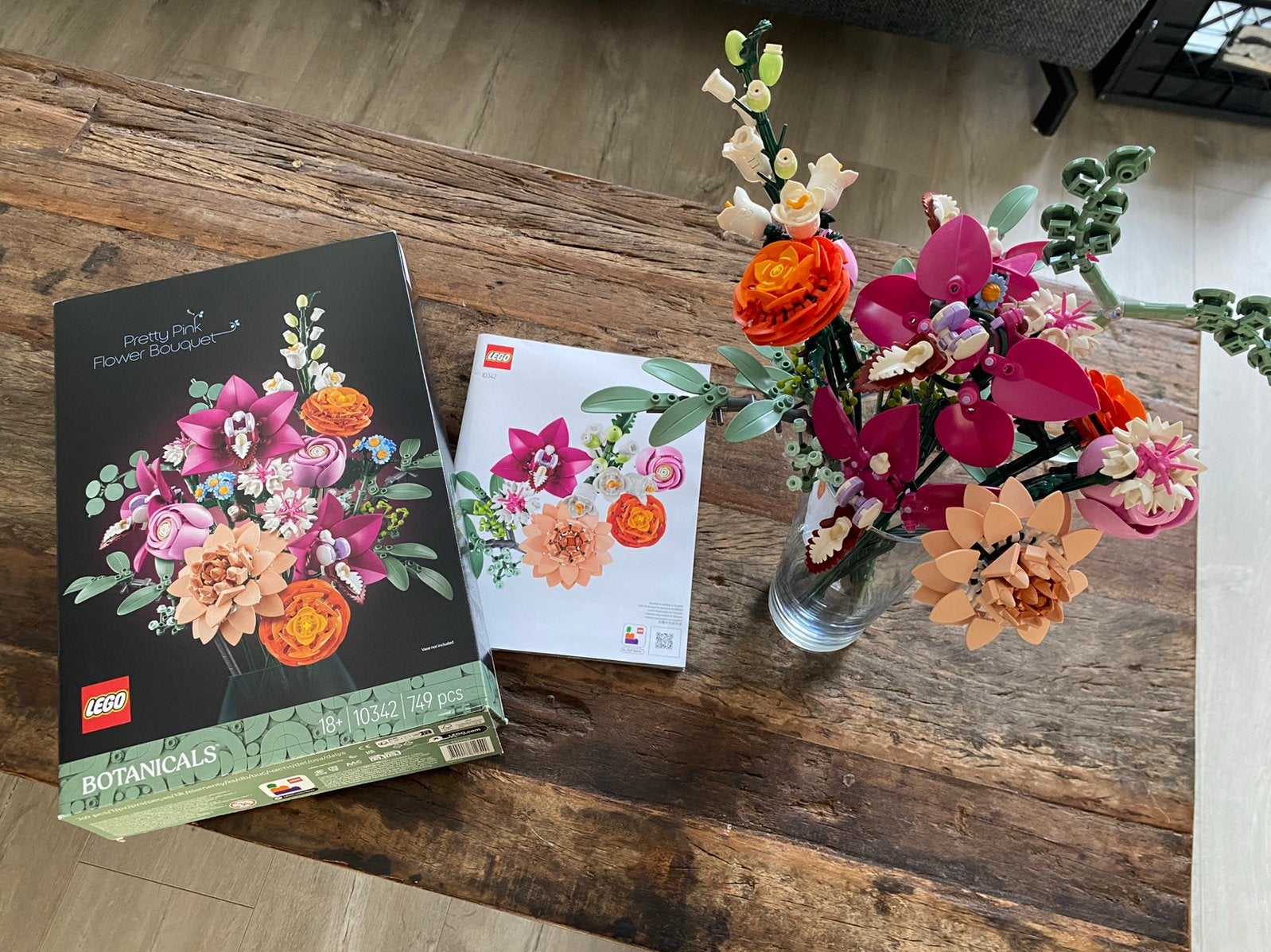 Lego Pretty Pink Flowers bouquet, Ophalen of Verzenden, Zo goed als nieuw