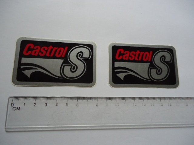 sticker oud CASTROL Origineel original auto motorsport race, Verzenden, Zo goed als nieuw, Bedrijf of Vereniging
