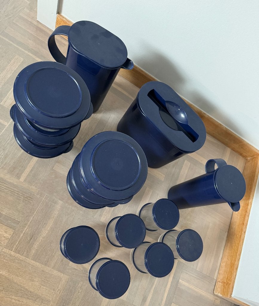 Tupperware Preludio Collection, Ophalen, Blauw, Overige typen, Met handvat