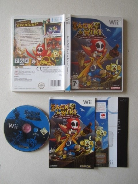 Zack and Wiki Nintendo Wii, Avontuur en Actie, Gebruikt, 1 speler, Ophalen of Verzenden