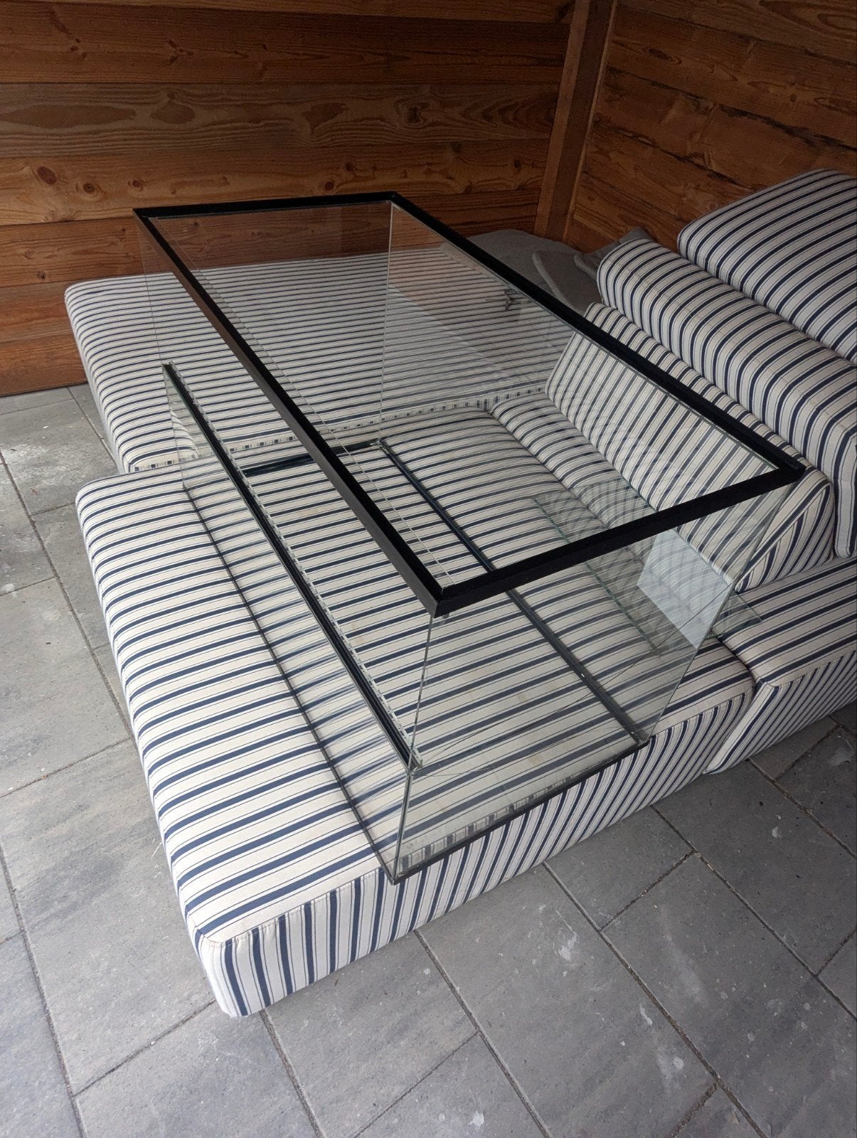 Terrarium 100x50x60 (LxDxH) gebarsten glas, Dieren en Toebehoren, Ophalen, Gebruikt, Terrarium of Paludarium