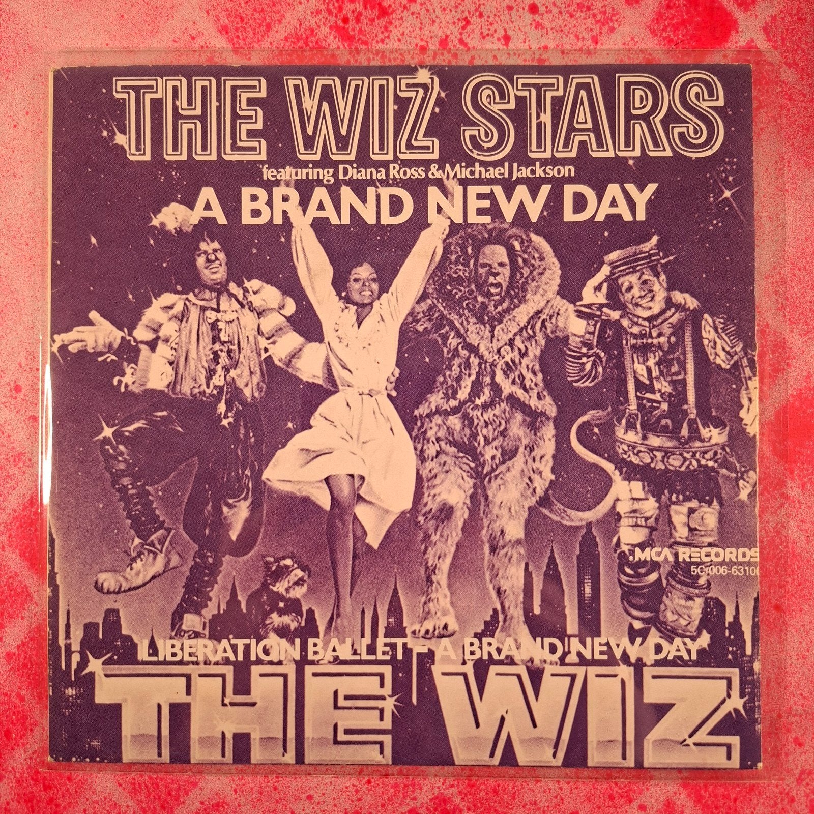 Michael Jackson and Diana Ross The Wizz single.       Star45, Cd's en Dvd's, Vinyl Singles, Gebruikt, 7 inch, Ophalen of Verzenden