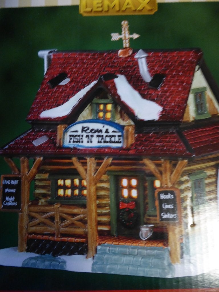 Lemax Item  -  Ron's fish 'n trackle, Diversen, Ophalen of Verzenden, Zo goed als nieuw
