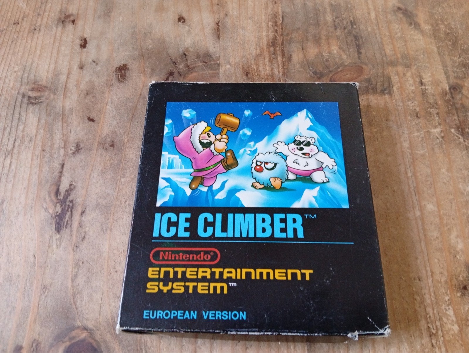 Nintendo NES Ice Climber – Small Black Box, Avontuur en Actie, Gebruikt, 1 speler, Ophalen of Verzenden