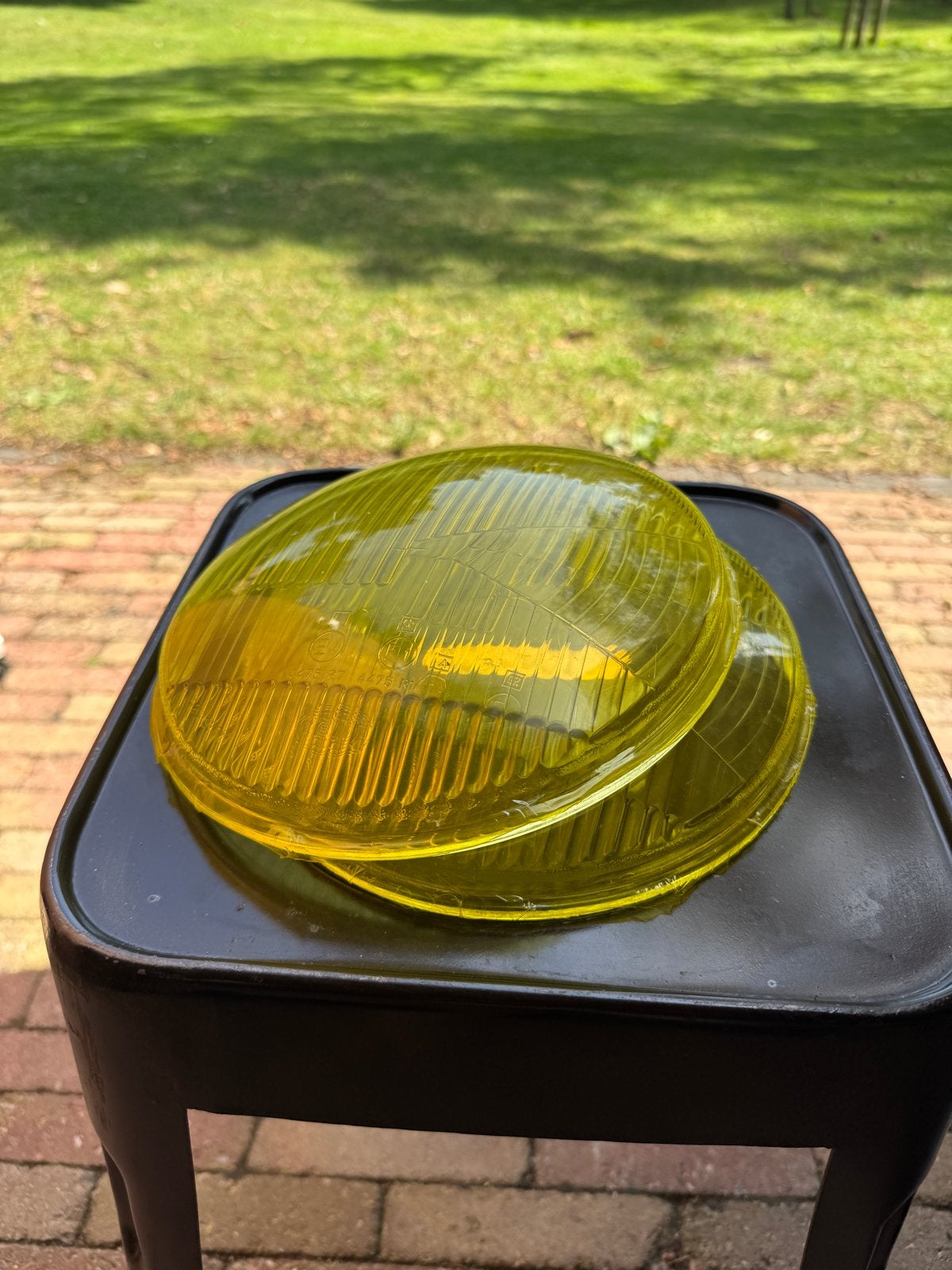 Gele koplampen klassieke Porsche 356 Volkswagen Kever, Ophalen of Verzenden, Gebruikt, Oldtimer onderdelen