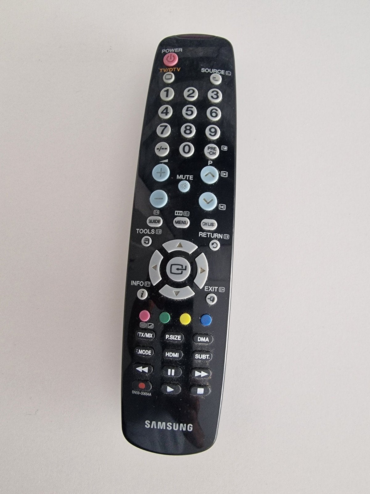 Samsung afstandsbediening., Ophalen