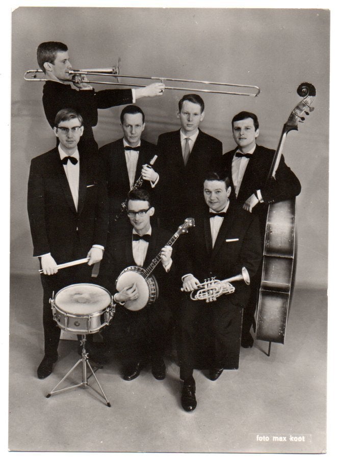 Den Haag Roefi Huetings Down town jazz band (2), Verzamelen, Ophalen, 1940 tot 1960, Zuid-Holland