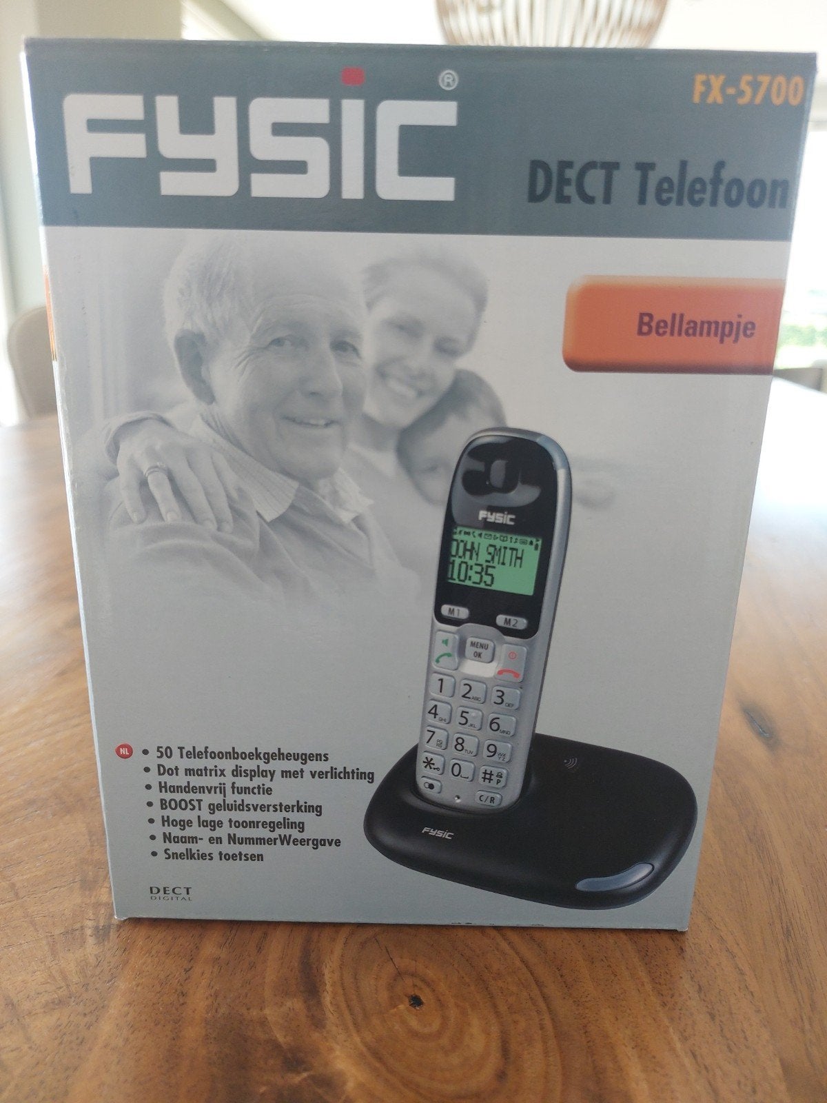 Fysic FX-5700 DECT Telefoon - Nieuw in doos, Telecommunicatie, Vaste telefoons | Handsets en Draadloos, Zo goed als nieuw, 1 handset