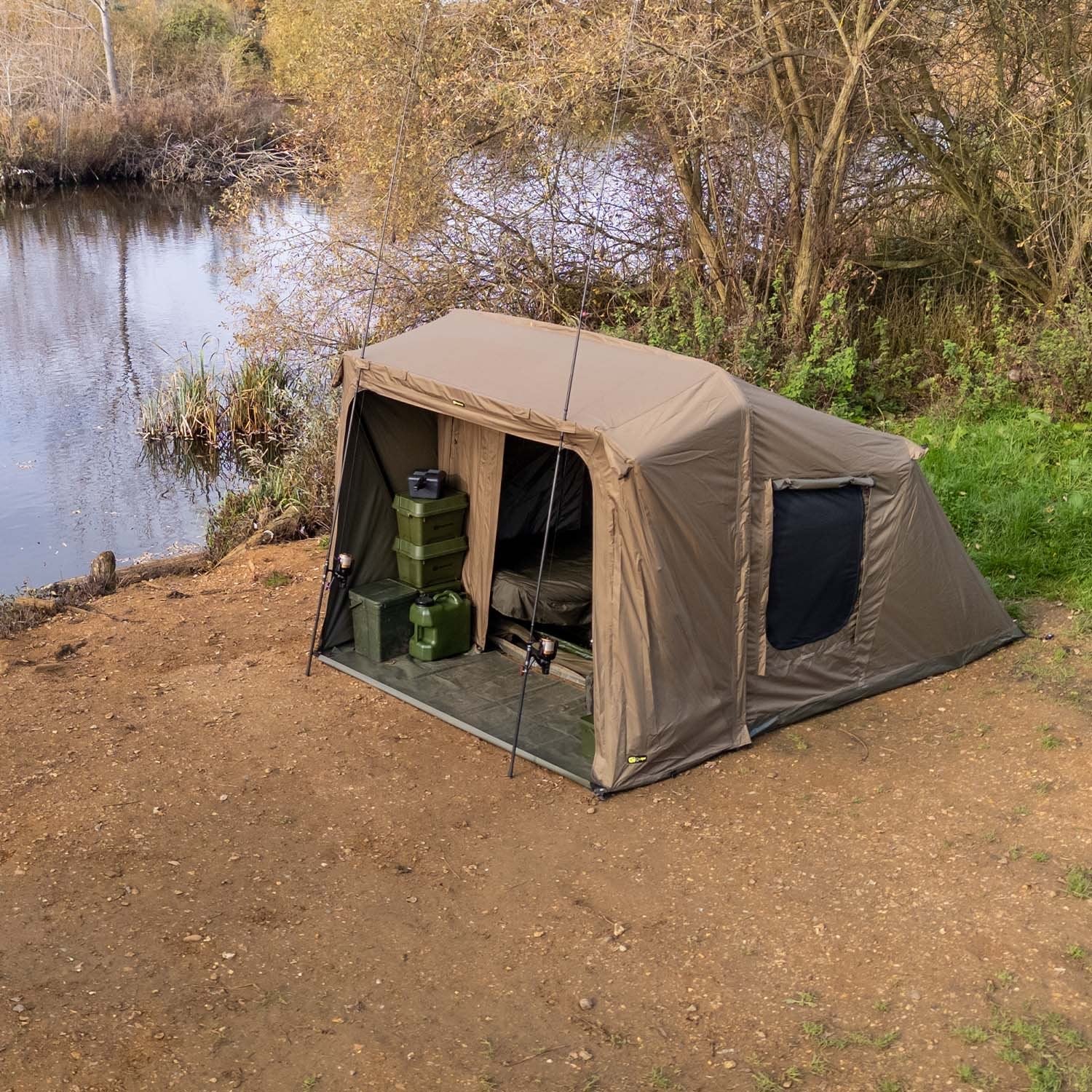 XF2 Standard v2 -Groene Vistent/Bivvy (RM737), Caravans en Kamperen, Tenten, tot en met 2, Nieuw, Ophalen