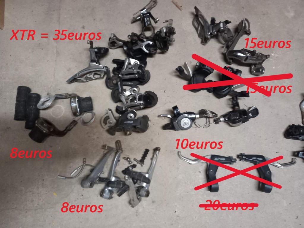 MTB - onderdelen :   HOPE  -  XTR  - XT  - RockShox - Fox .., Ophalen of Verzenden, Gebruikt, Voorvork