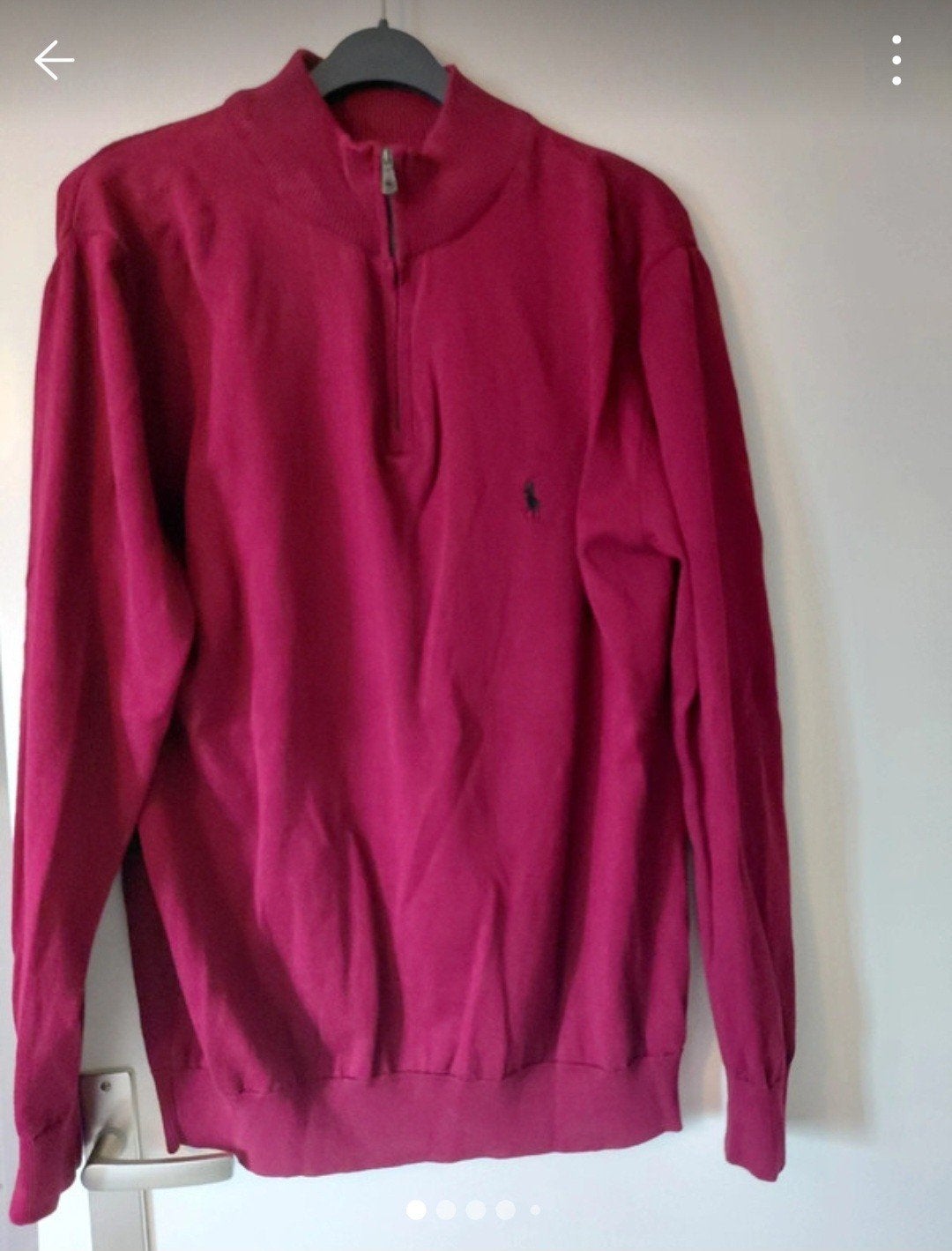 Polo Ralph Lauren trui bordeauxrood maat xxl, Ophalen of Verzenden, Gedragen, Rood, Polo Ralph Lauren