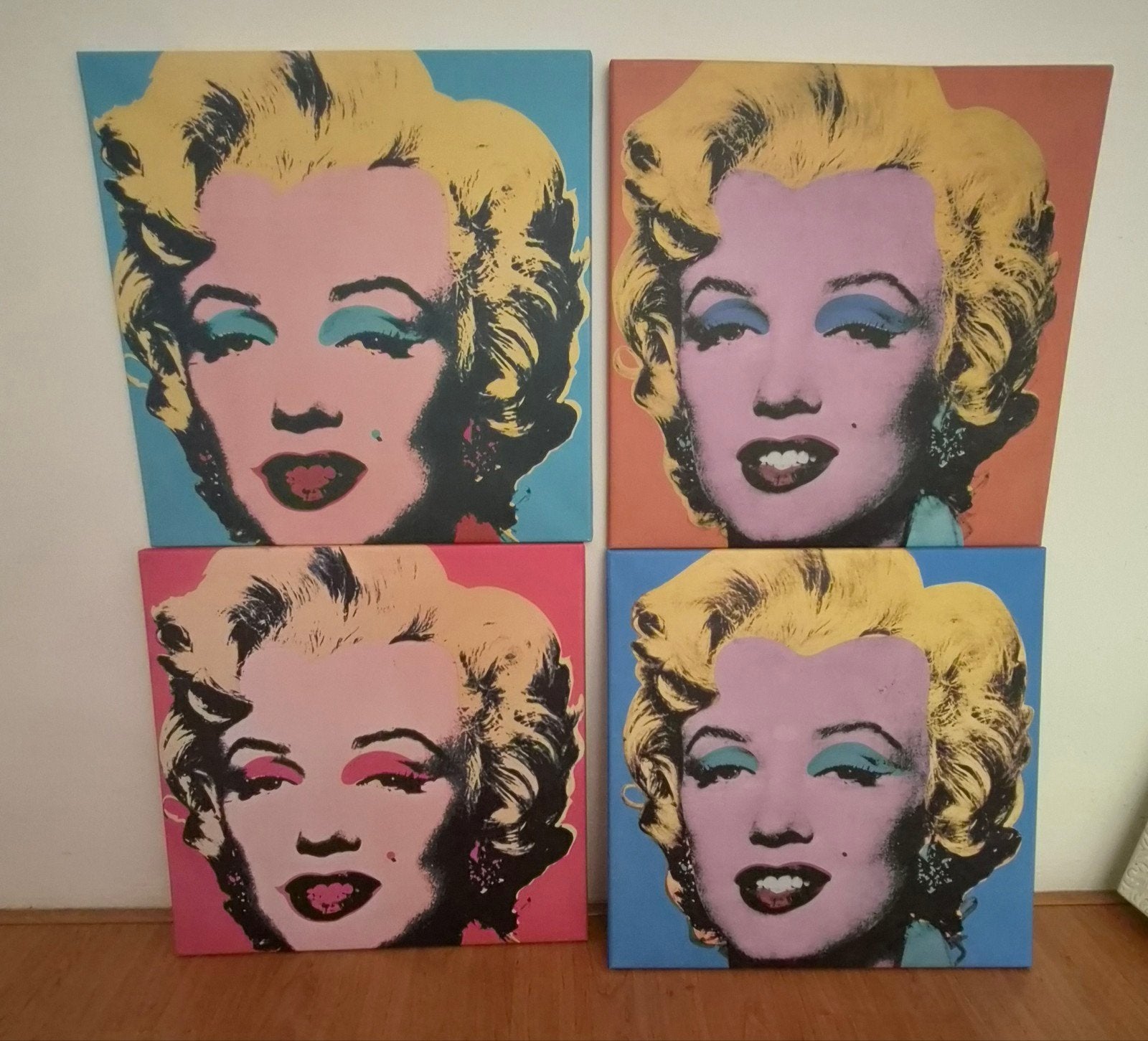 Canvan schilderij marilyn monroe replica Andy Warhol, Antiek en Kunst, Kunst | Schilderijen | Modern, Ophalen