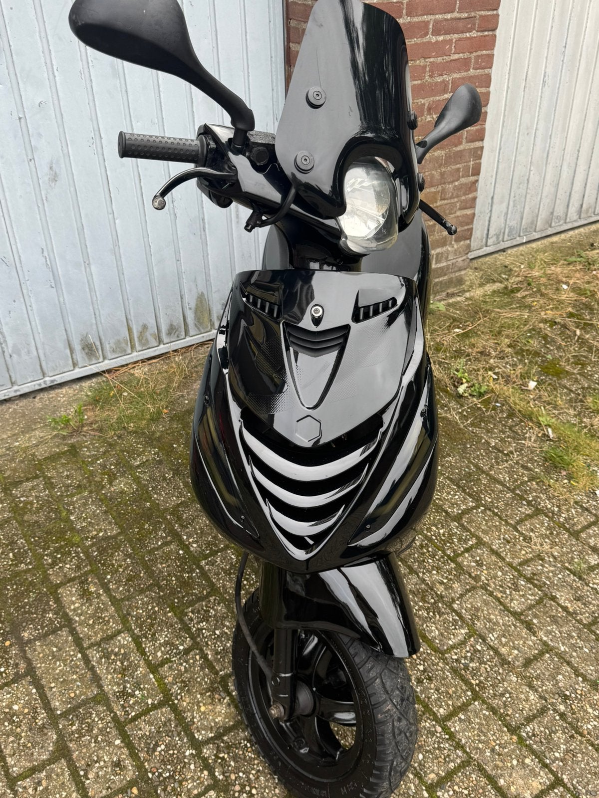Zip 4T Geel kenteken Black on Black, Ophalen, Zo goed als nieuw, Overige typen, Piaggio