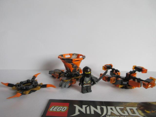 70662, Ninjago, Spinjitzu Cole., Ophalen of Verzenden, Zo goed als nieuw, Complete set, Lego