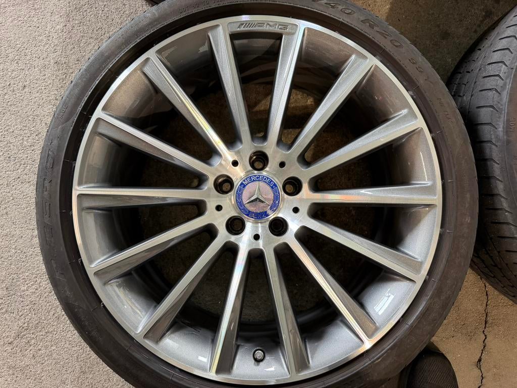 20 inch Origineel Mercedes S klasse velgen met Banden, Auto-onderdelen, Banden en Velgen, Banden en Velgen, Ophalen of Verzenden