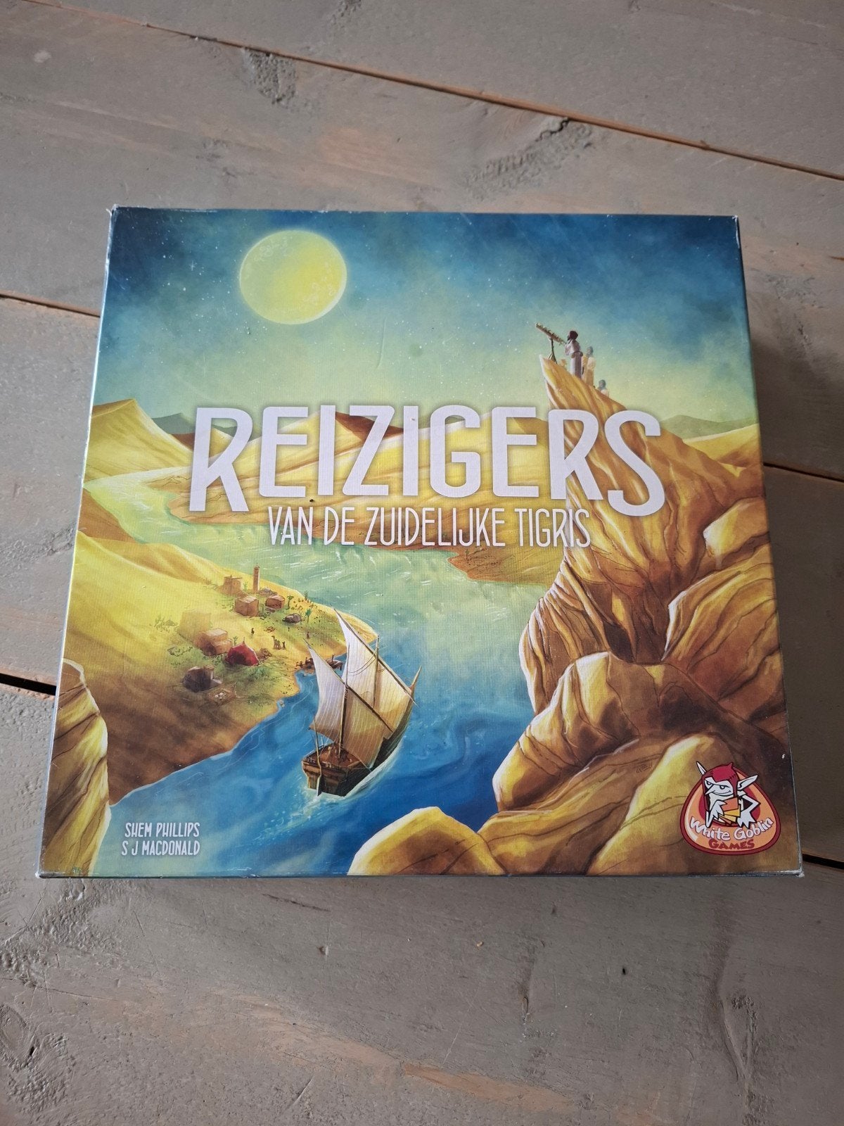 Reizigers van de Zuidelijke Tigris Bordspel, Hobby en Vrije tijd, Een of twee spelers, Ophalen of Verzenden, Zo goed als nieuw
