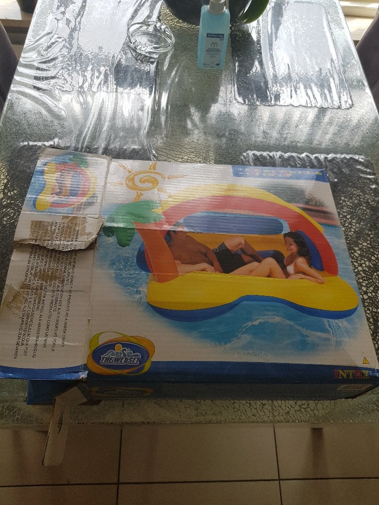 water speel eiland voor zwembad en strand, Tuin en Terras, Ophalen, Nieuw