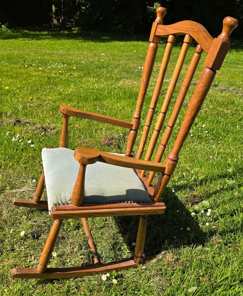Vintage kinder schommelstoel., Ophalen of Verzenden, Gebruikt, Stoel(en)