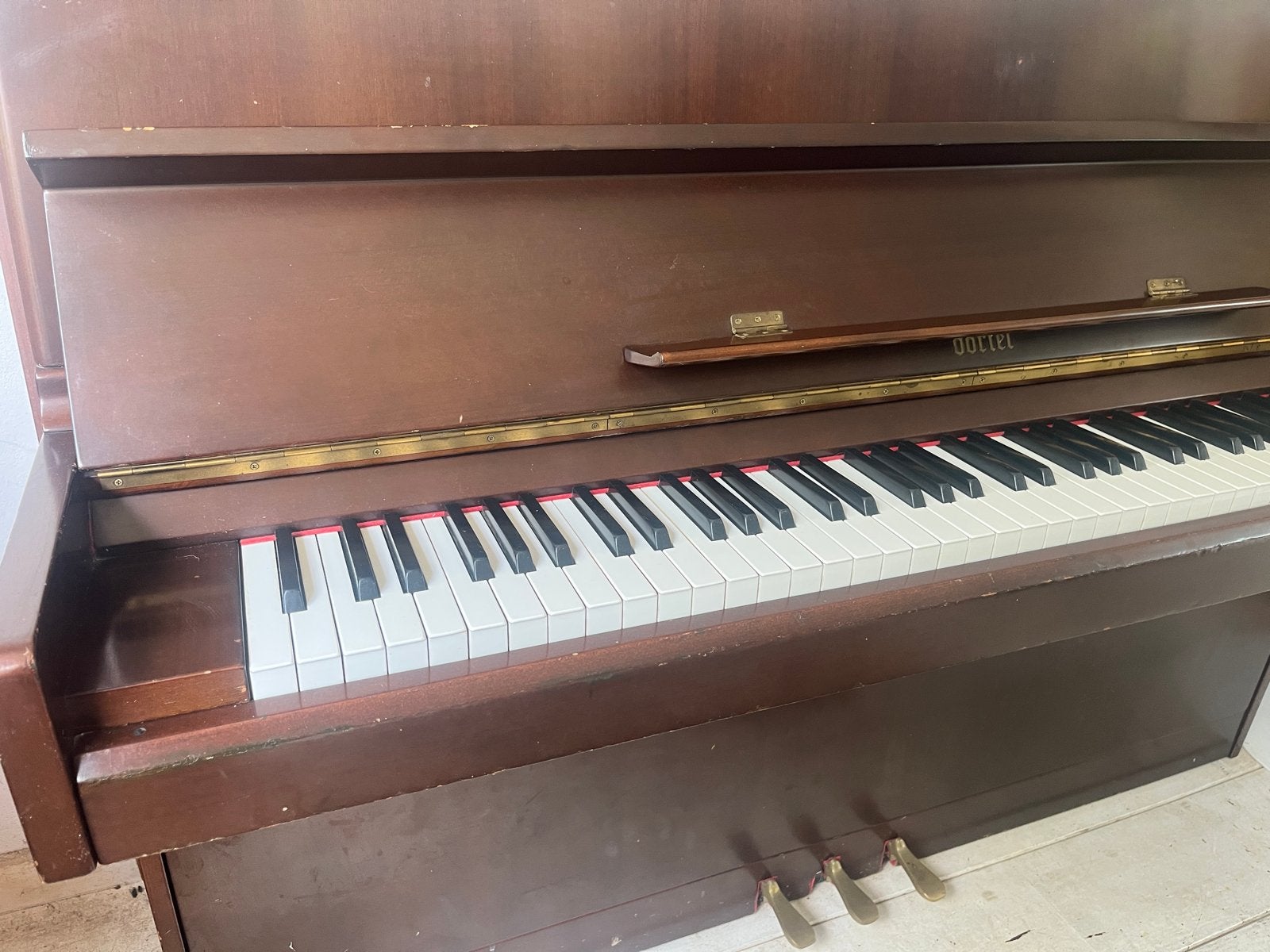Dörfel Piano - Gebruikt, Bruin, Ophalen, Gebruikt, Bruin, Piano