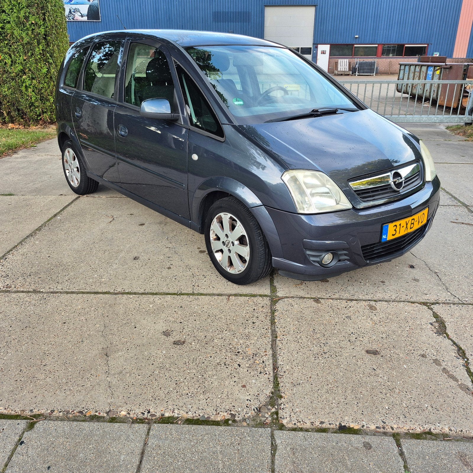 Opel Meriva 1.8 16V Easytronic 2007 Grijs, Auto's, 1280 kg, Elektrische ramen, 4 cilinders, 1796 cc
