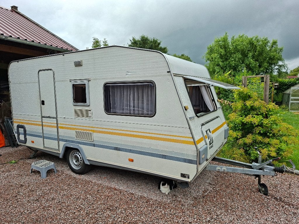 Knaus Südwind 400 met treinzit dwars bed cassettetoilet, Standaardzit, Dwarsbed, Particulier, 4 tot 5 meter