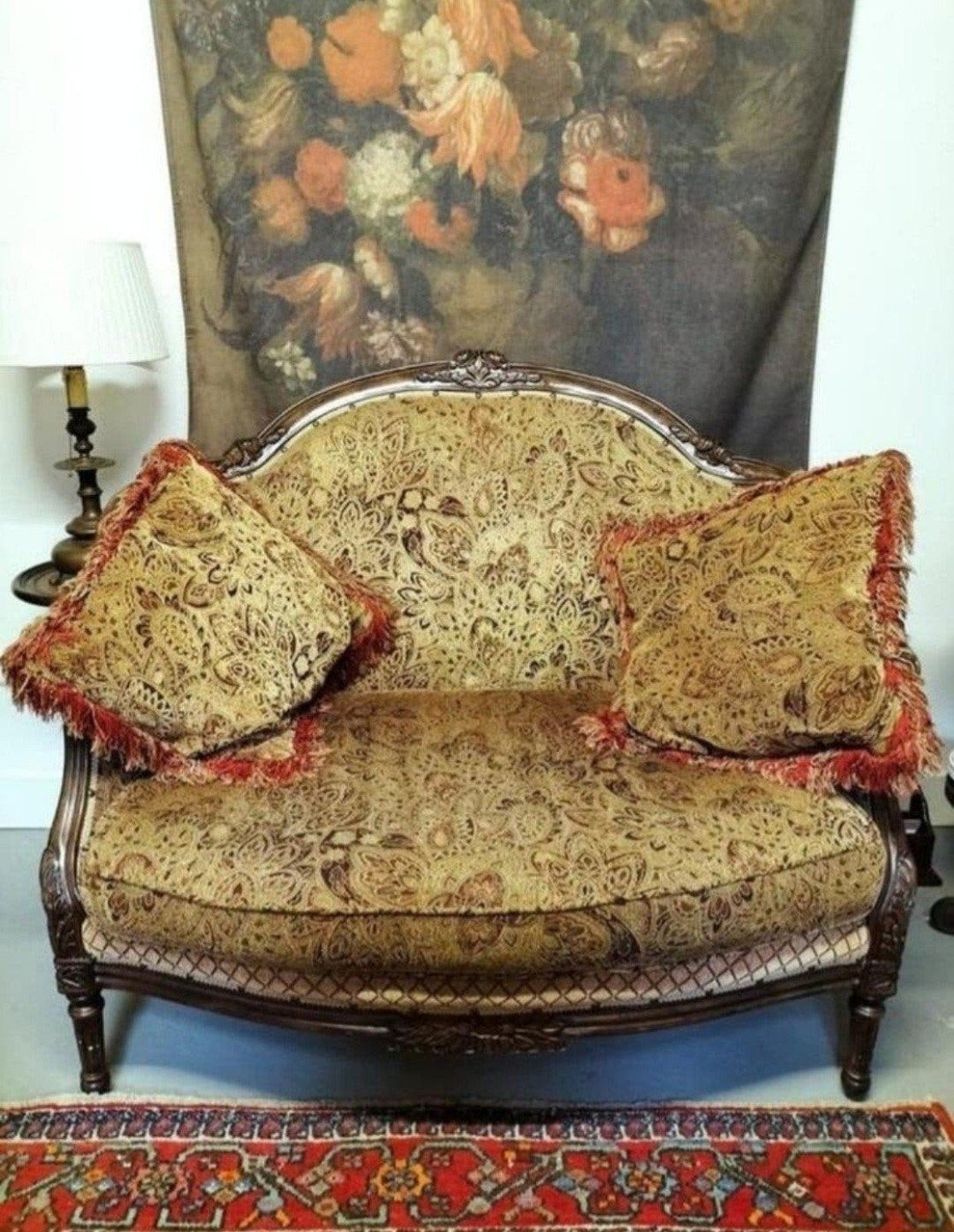 Frans bankje canape sofa loveseat, Antiek en Kunst, Ophalen