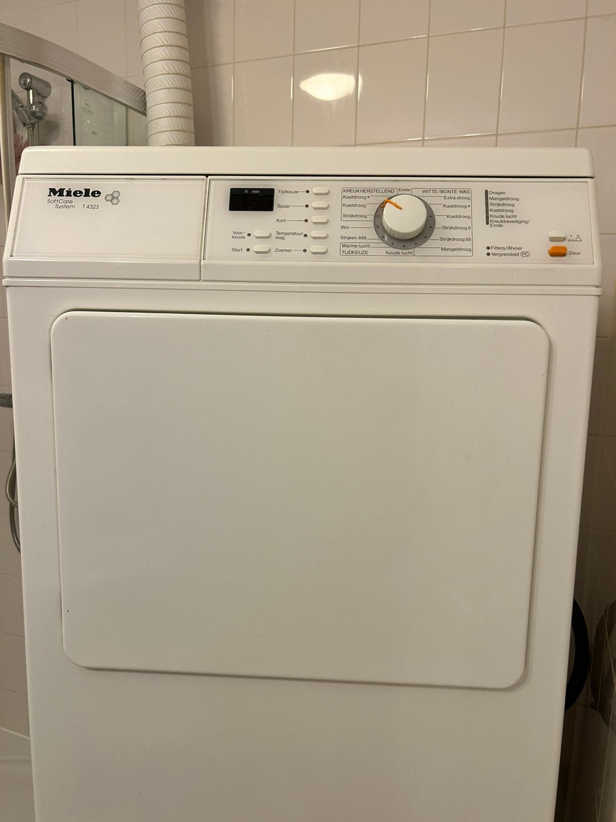 Miele droger, Ophalen, Gebruikt, Minder dan 85 cm, Luchtafvoer